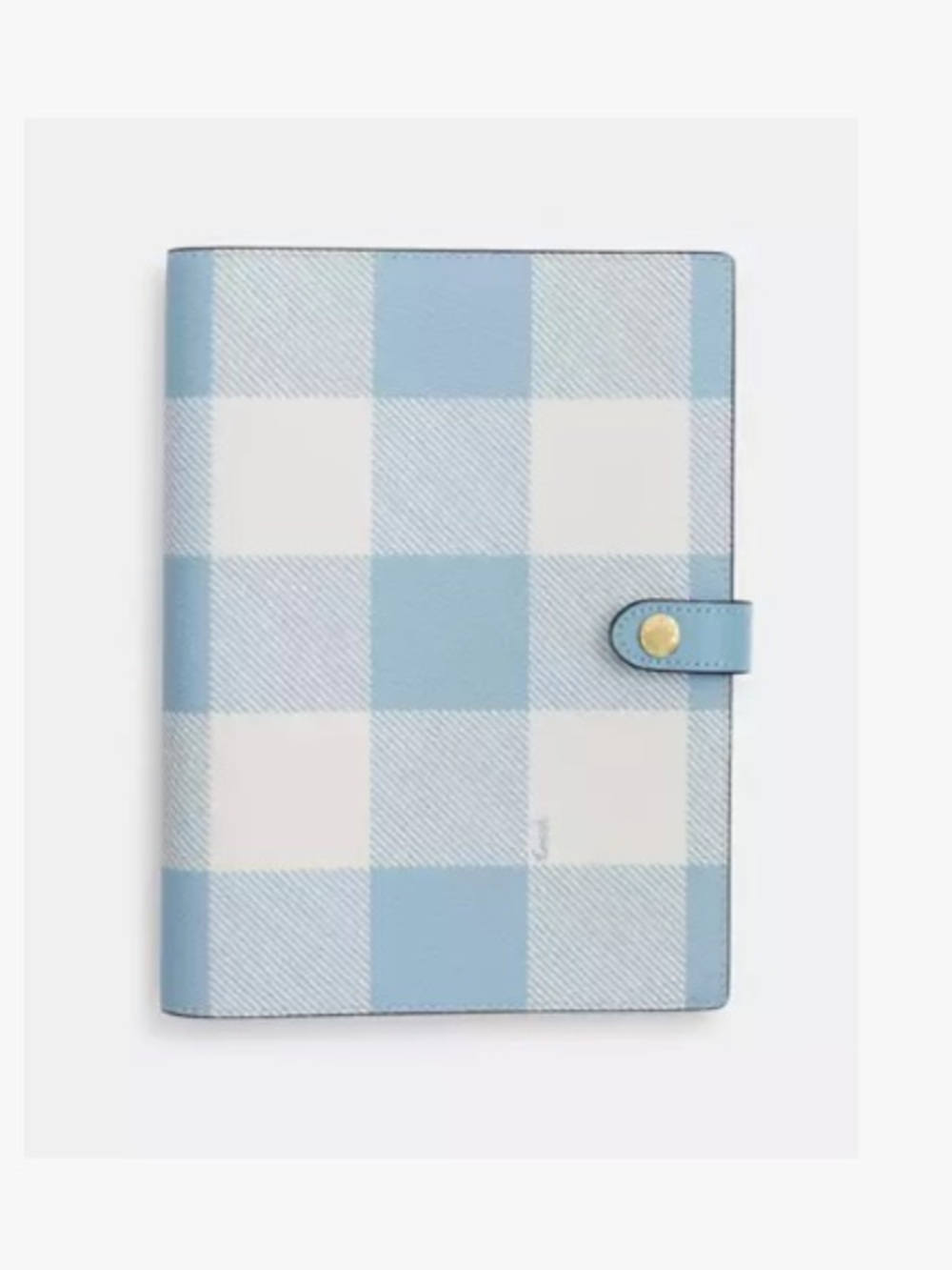 Coach - Gingham Print Notebook